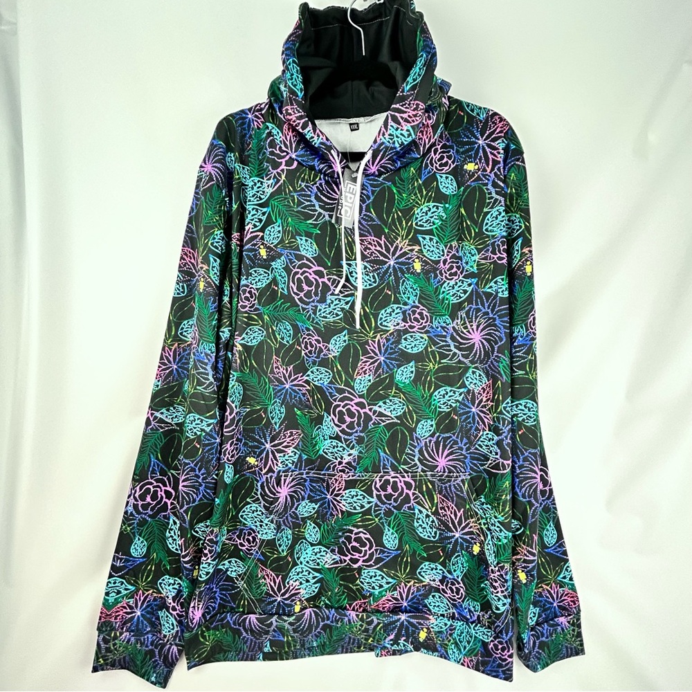 EPIC Hoodie light night floral 3XL
